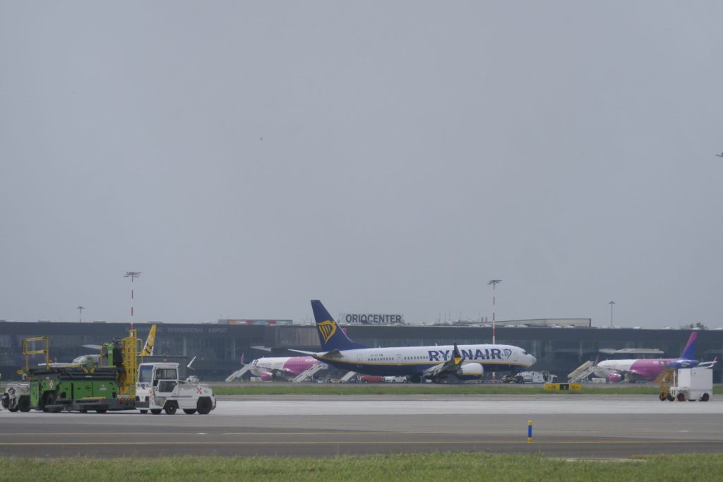 incidente gomme Orio al Serio Ryanair